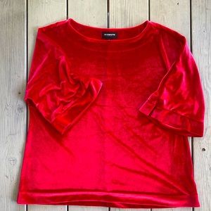 Soft as a kitten velvet top!